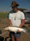 Sean with a nice size Grass Carp