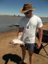 Sean with a Ghost Mirror Carp