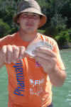 Steven Victor with a Cape Stumpnose in the Kariega River