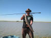 Sean Bisset with a Barbel