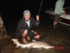 Jacques Roux with a Ragged Tooth Shark