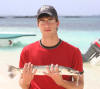 Gareth Roocroft with a 1.3 kg Pickhandle Barracuda