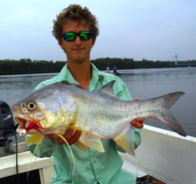 Christopher Caine with a threadfin