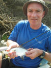 Sean Roocroft with a garrick on bucktail jig