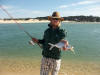 Garrick caught on dropshot bushmans river