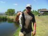 Huge Largemouth Bass caught by Rod Smit