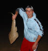 Gareth Roocroft with a Lesser Sandshark