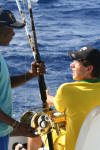 Gareth Roocroft Fighting a Dorado