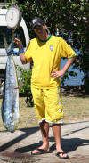 Gareth Roocroft with a 10kg Dorado