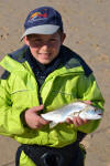 Daniel Dickinson with a rasspl kob