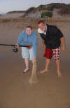 Lesser Sandshark caught on the Bushmans Beach