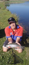 2kg Rainbow Trout caught in Dullstroom