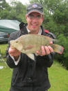 Gareth Roocroft with a large Blue Kurper