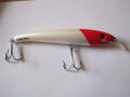 Halco Laser Pro red and white fishing lure