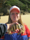 Aimee Harvey with a nice Zebra