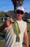 Largemouth Bass caught at Footloose Trout Farm