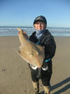 Rene Pautz with a big Lesser Sandshark