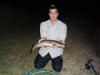 Sharptooth Catfish Caught on Wors