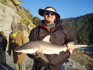 10kg Grey Shark caught at Brazenhead