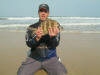 Gareth Roocroft with a 2kg Zebra Fish at kasouga