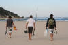 Walking to the fishing spot Kariega River Mouth